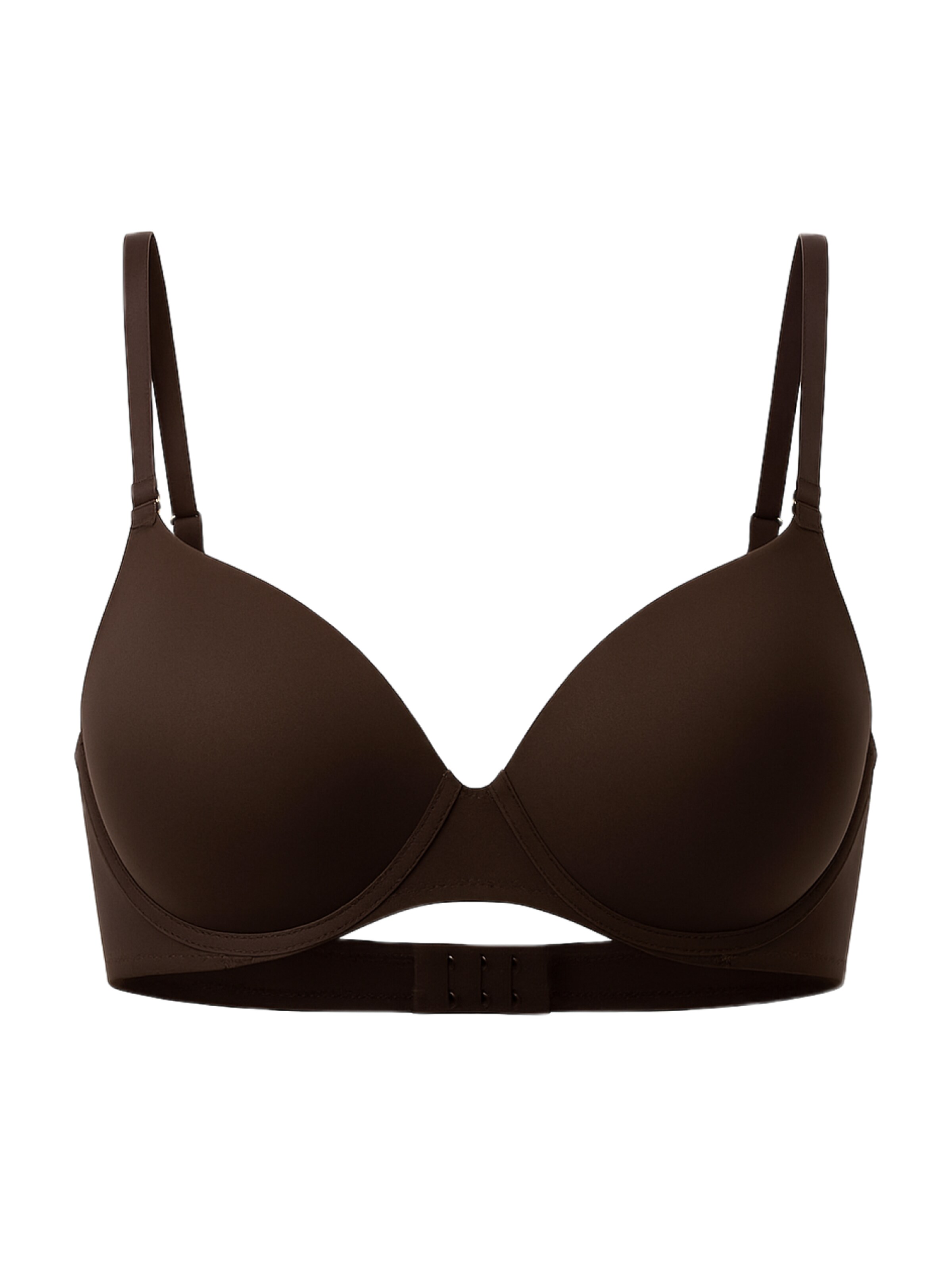 C&City T-shirt BH in Bruin: voorkant