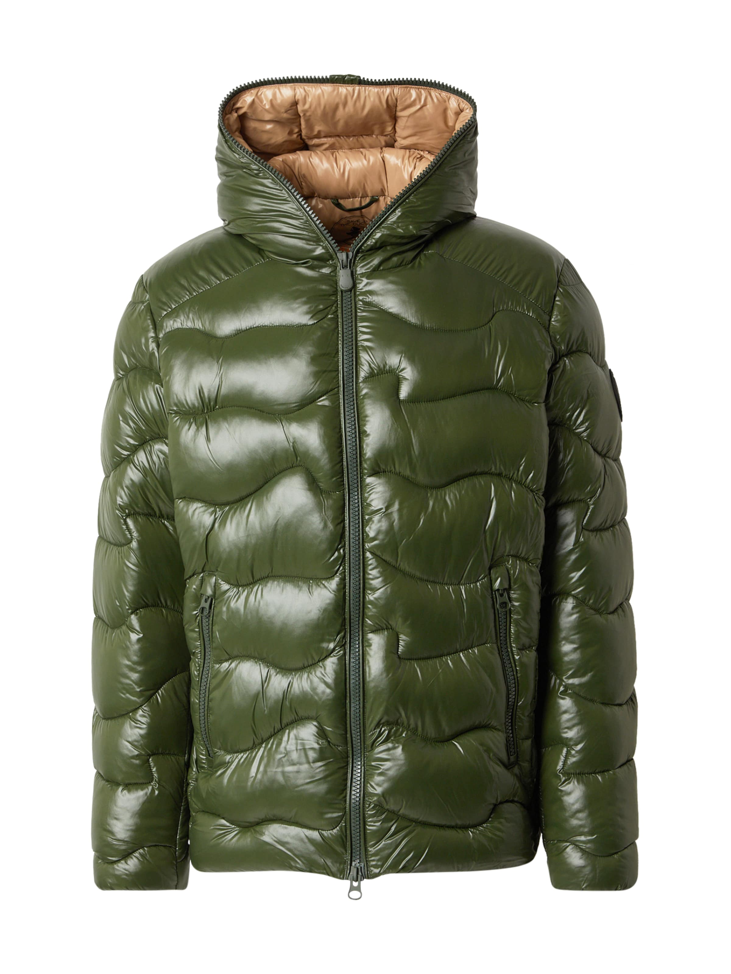 SAVE THE DUCK Between-Season Jacket 'CHET' in Green: front