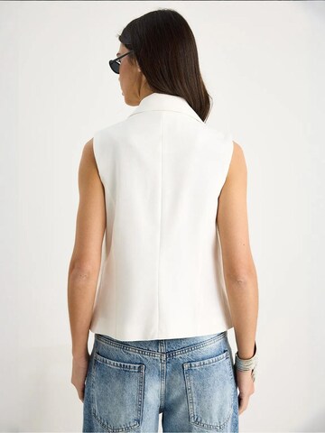 Bianco Lucci Bodywarmer 'Westen' in Wit
