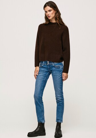 Pepe Jeans Slimfit Jeansy 'Venus' w kolorze niebieski