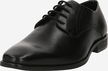 ABOUT YOU Δετό παπούτσι σε μαύρο: μπροστά