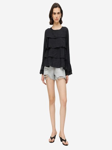 MixRay Blouse 'Blusen' in Zwart