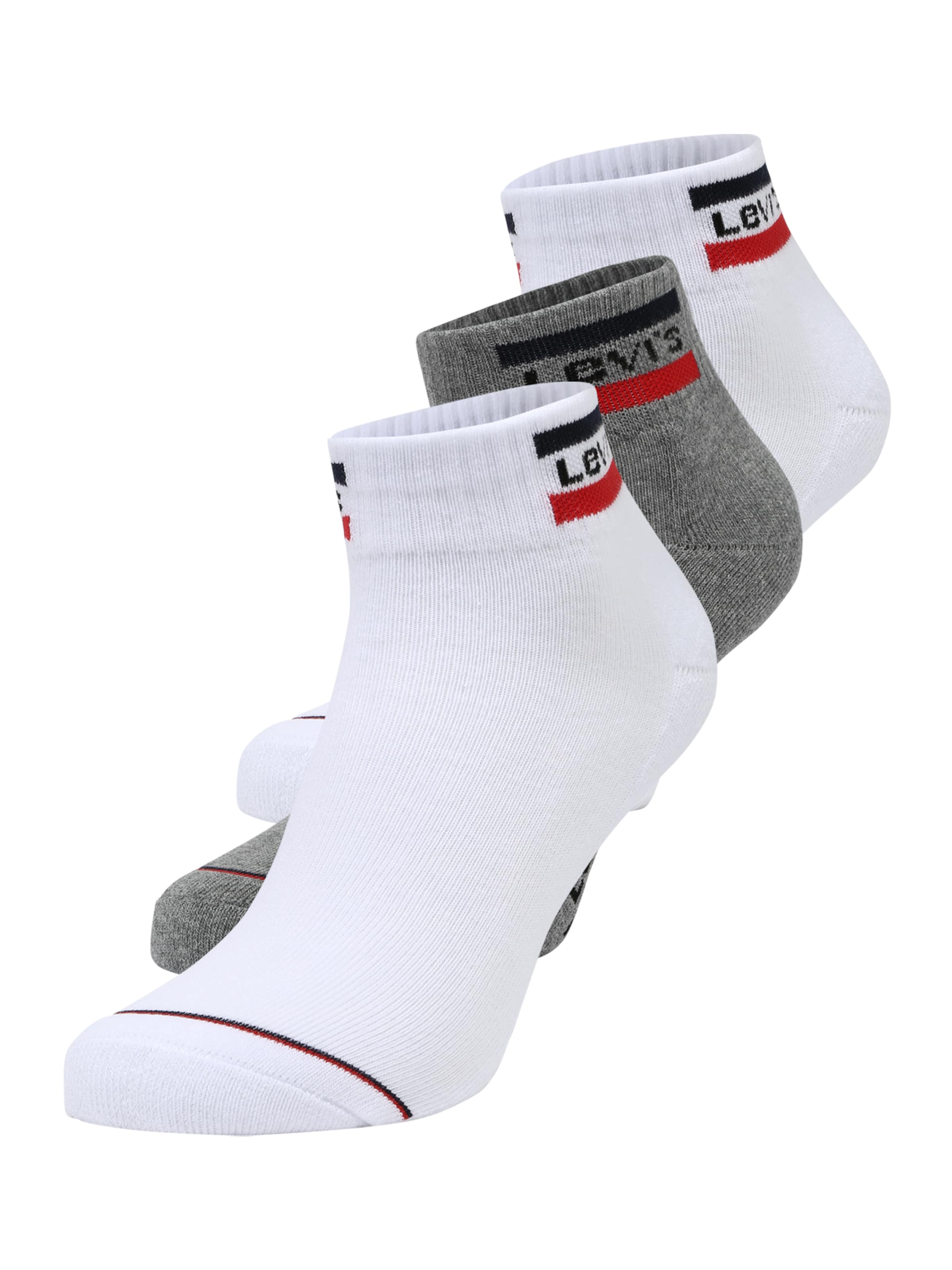 LEVI'S ® Ankle socks in Grey: front