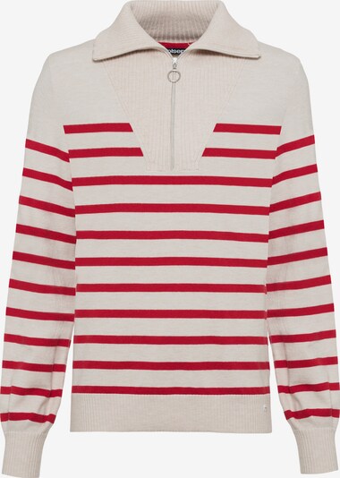 Olsen Sweater in Beige / Red, Item view