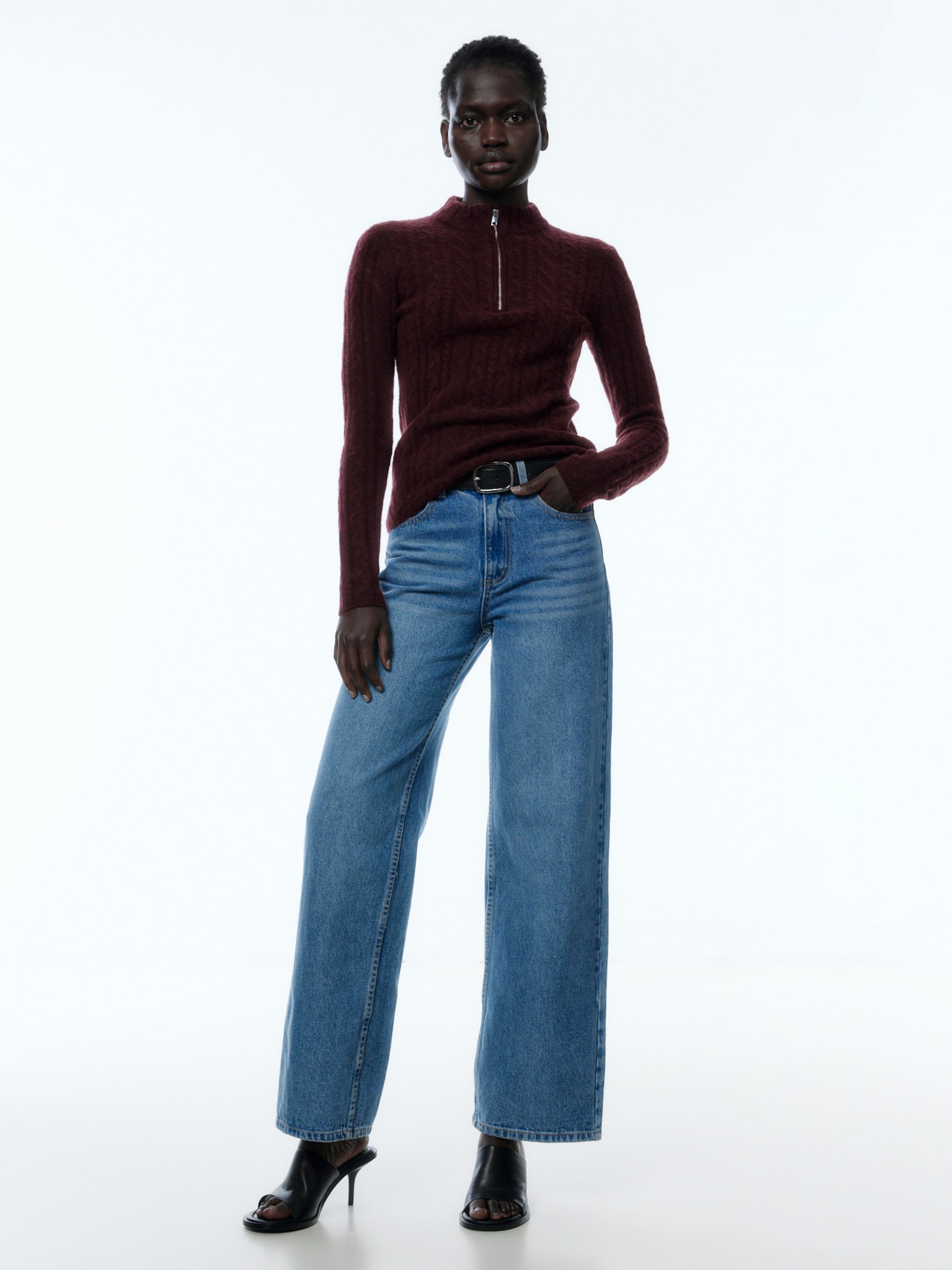 EDITED Produits Pull-over 'Alison' bourgogne