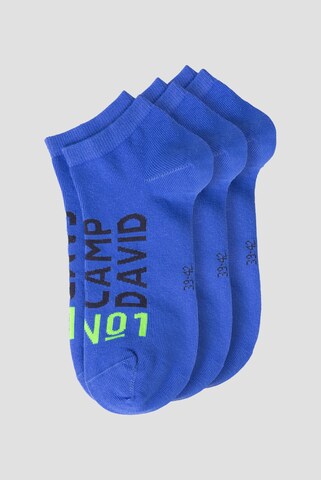 CAMP DAVID Socks in Blue: front
