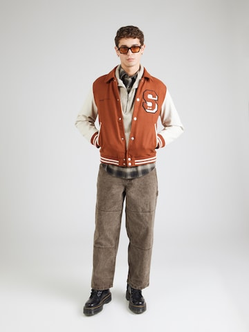 Veste mi-saison 'JORCARTER' JACK & JONES en marron