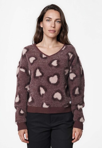 Kleinigkeit Sweater 'Wild Love' in Red: front