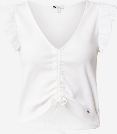 Pepe Jeans Shirt 'Peggy' in de kleur Wit, Productweergave
