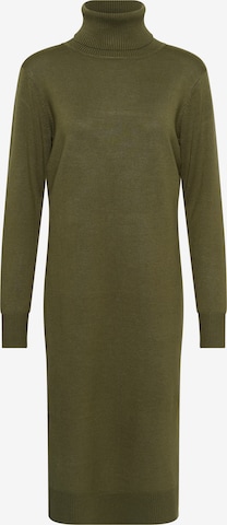 SAINT TROPEZ - Vestido de malha 'Mila' em verde: frente