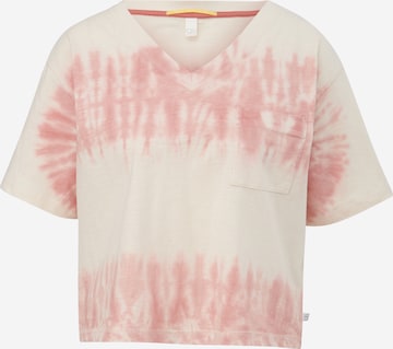 T-shirt QS en rose : devant