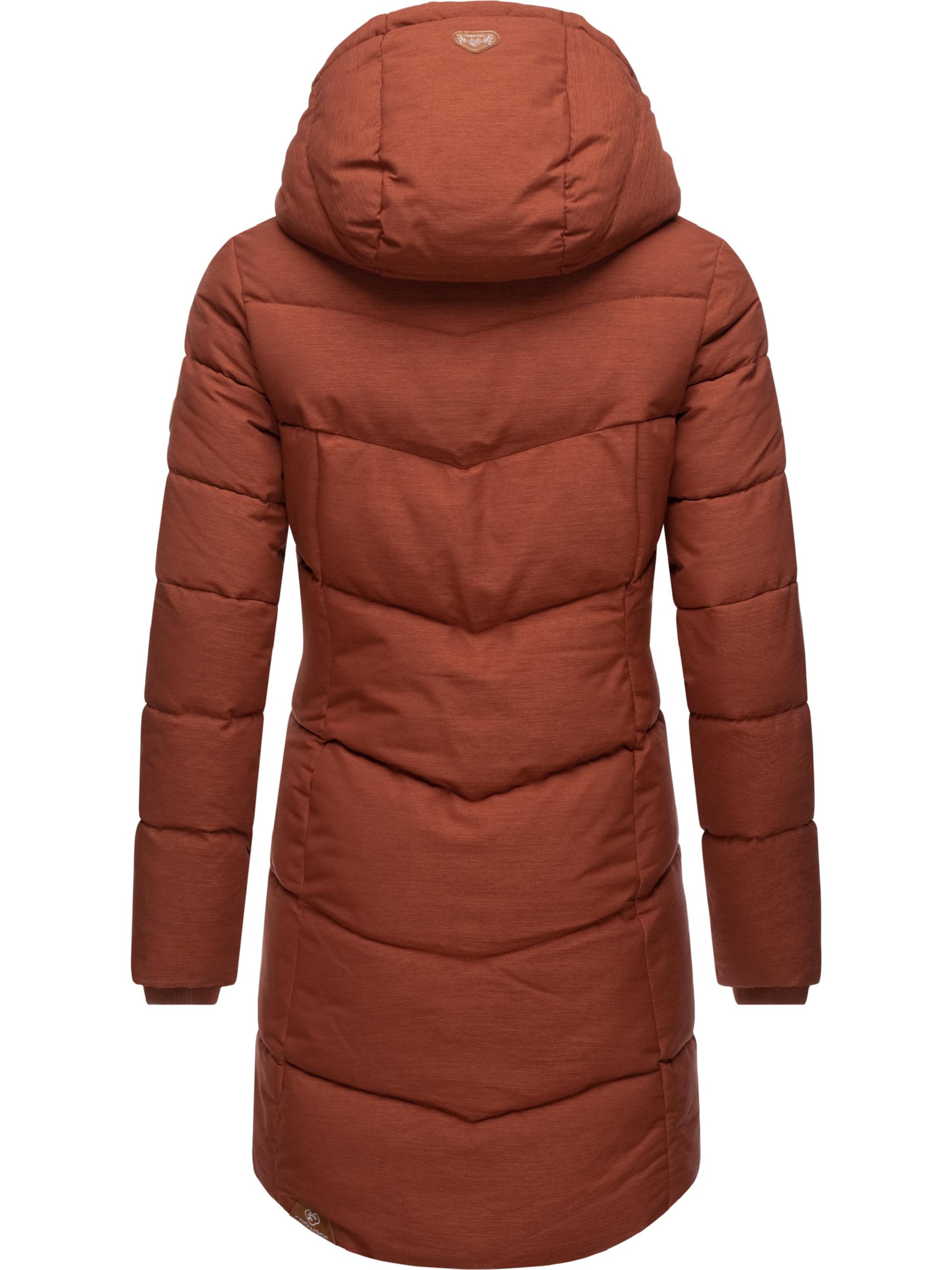 Ragwear Talvemantel 'Pavla', värv pruun