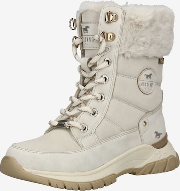 MUSTANG Stiefelette in Weiß: Vorderseite