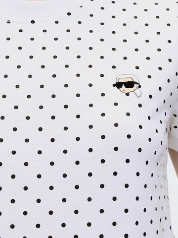 T-shirt Karl Lagerfeld en blanc