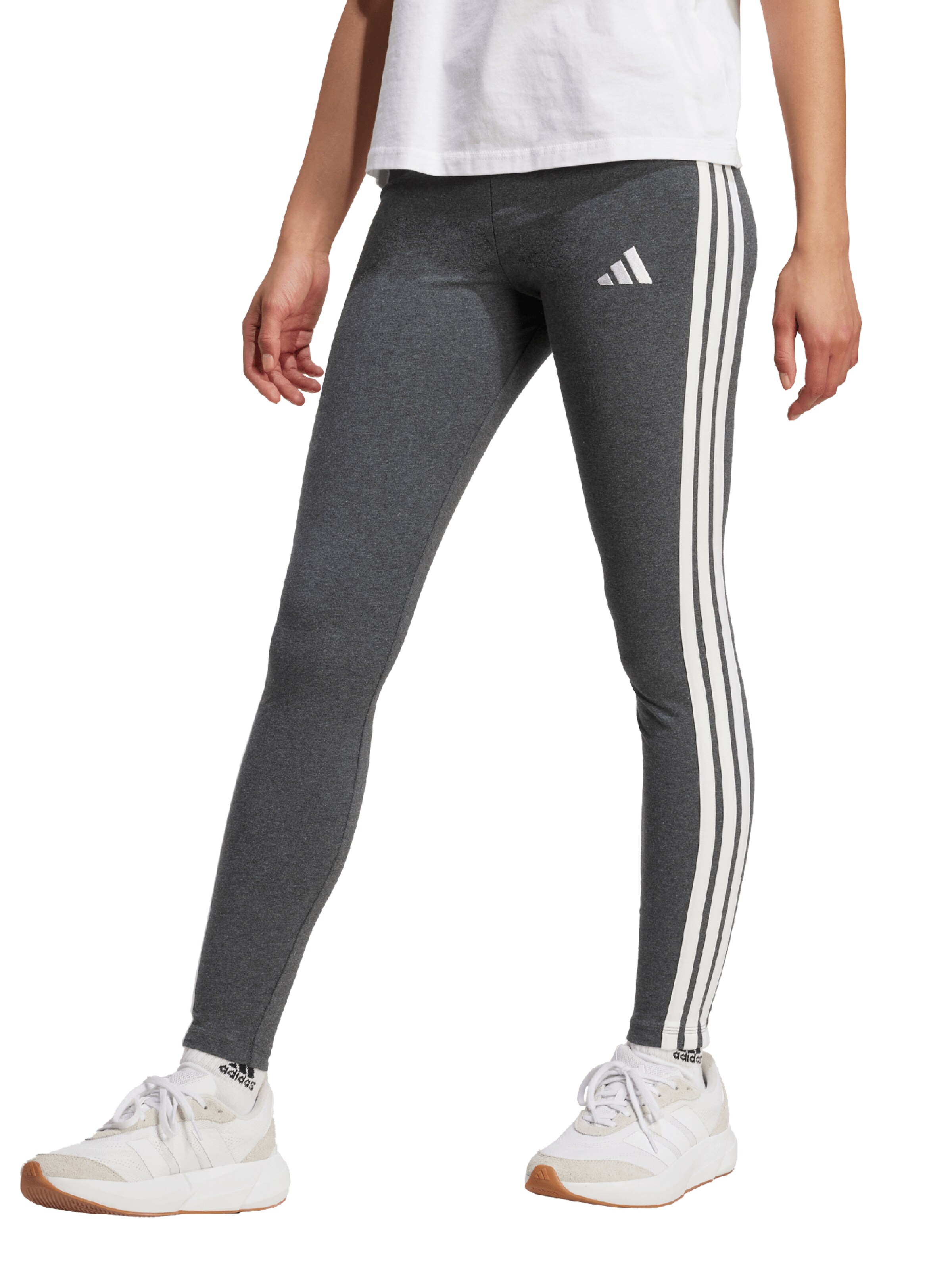 ADIDAS SPORTSWEAR Skinny Παντελόνι φόρμας 'Essentials' σε γκρι: μπροστά