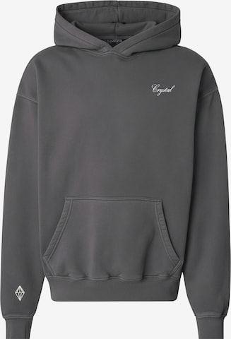 Crystal Paris Sweatshirt 'Arc' in Grau: Vorderseite