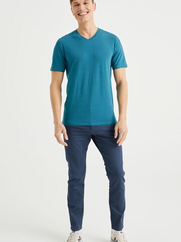 T-Shirt WE Fashion en bleu