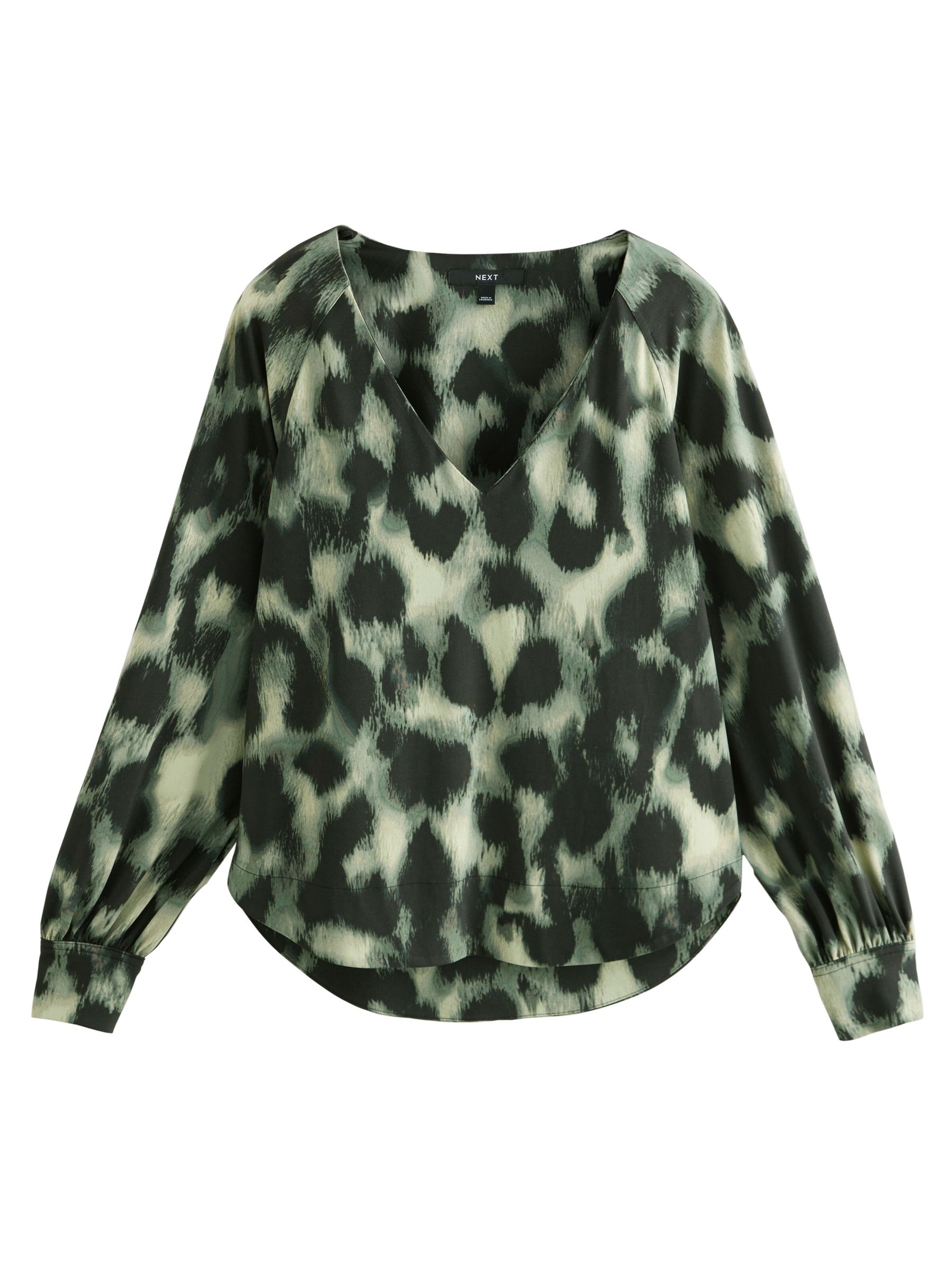 Next Bluza | zelena barva: sprednja stran