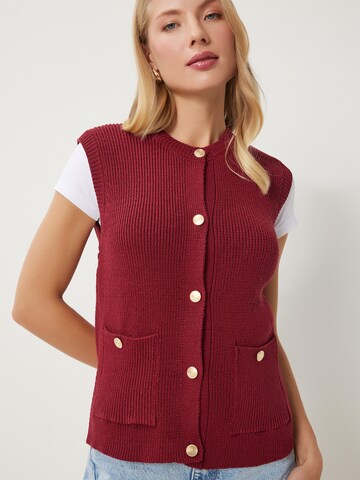 Cardigan Happiness İstanbul en rouge