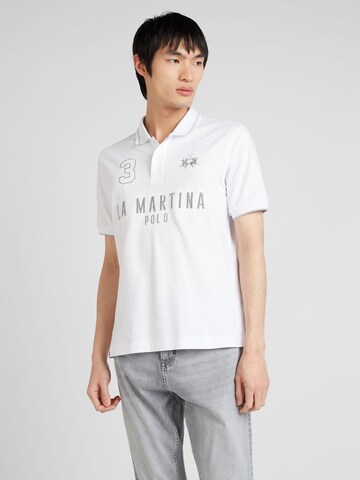 La Martina Shirt in White: front