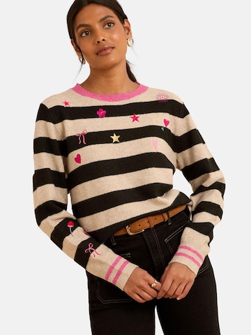 love & roses Pulóver - bézs: elől