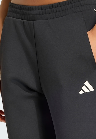 Effilé Pantalon de sport 'Stadium' ADIDAS SPORTSWEAR en noir
