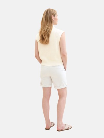 TOM TAILOR Regular Shorts in Beige