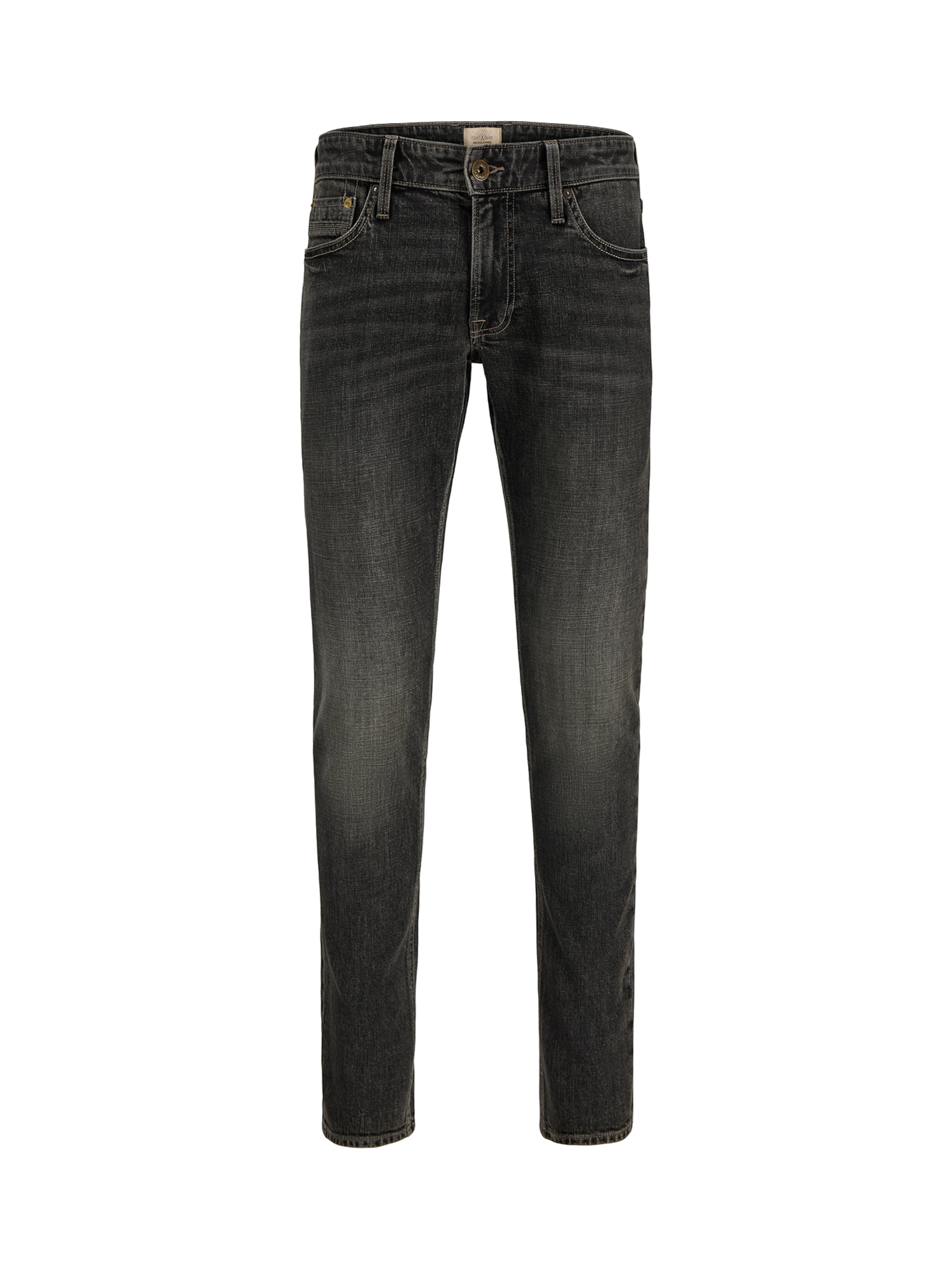 JACK & JONES Slimfit Jeans 'JJIGLENN JJVINTAGE' in Schwarz: Vorderseite
