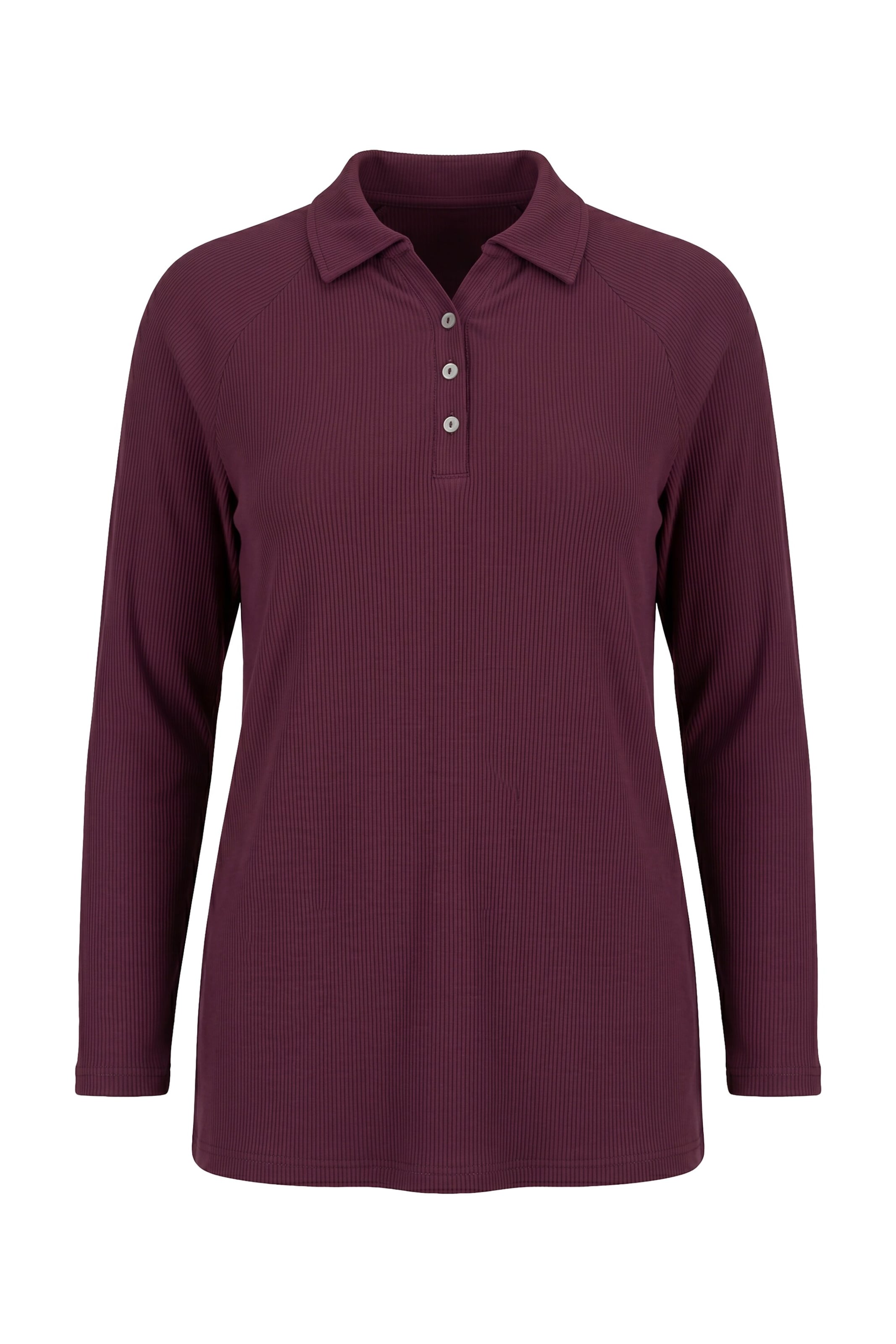 Ulla Popken Shirt in M-L in Burgundy, Item view