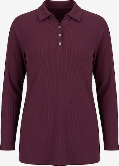 Ulla Popken Shirt in M-L in burgunder, Produktansicht