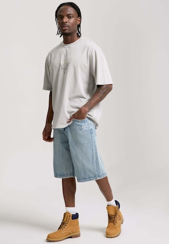 Ed Hardy Футболка 'Skull Rose' в Серый