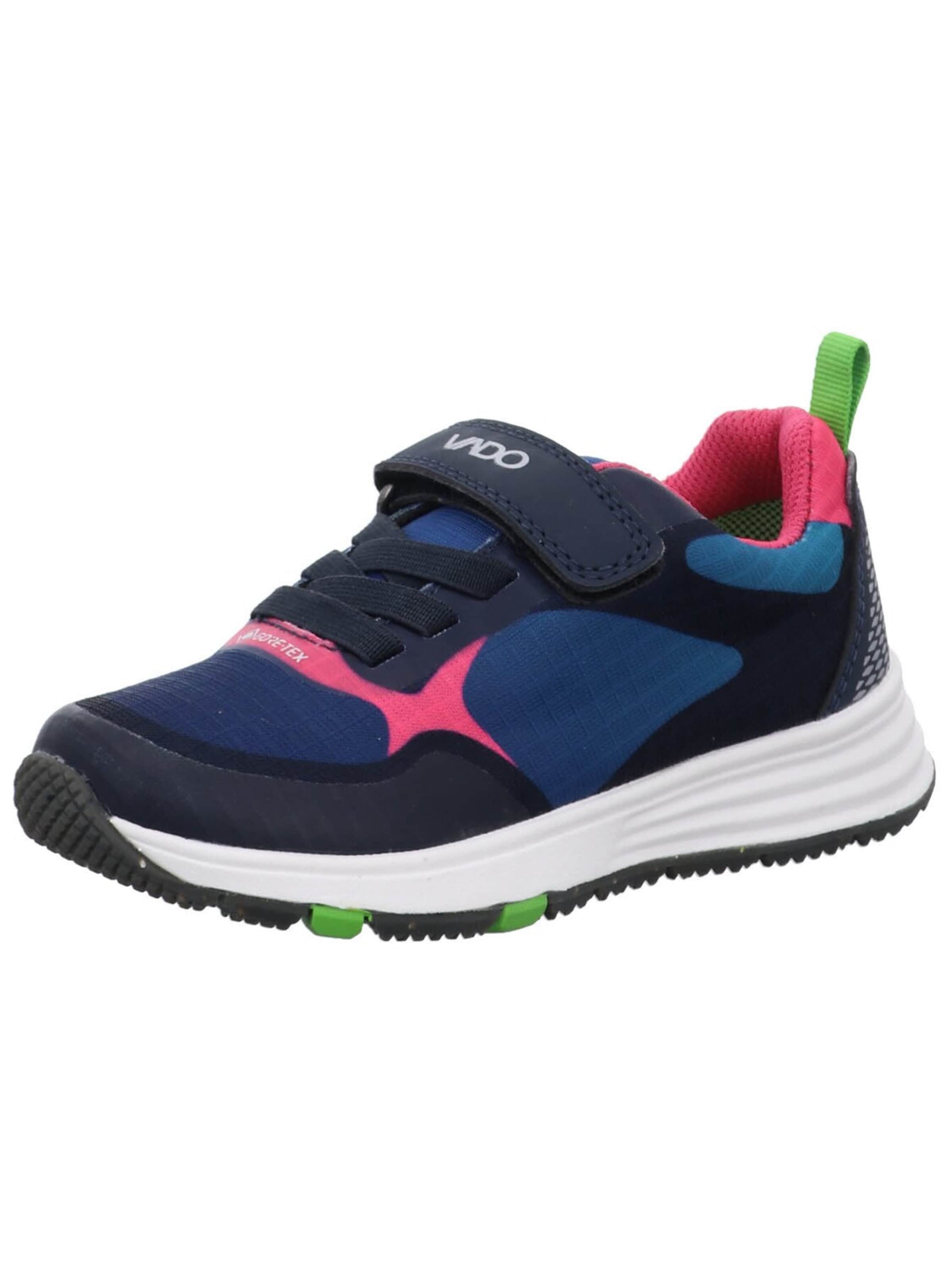Baskets 'Sneaker Mädchen 73316-3300 101 Kunststoff (Synthetik) in blau' Vado en bleu : devant