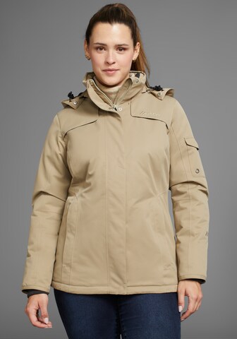 Maier Sports Sportjacke in Beige: Vorderseite