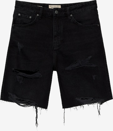 Pull&Bear Jeans in Zwart: voorkant