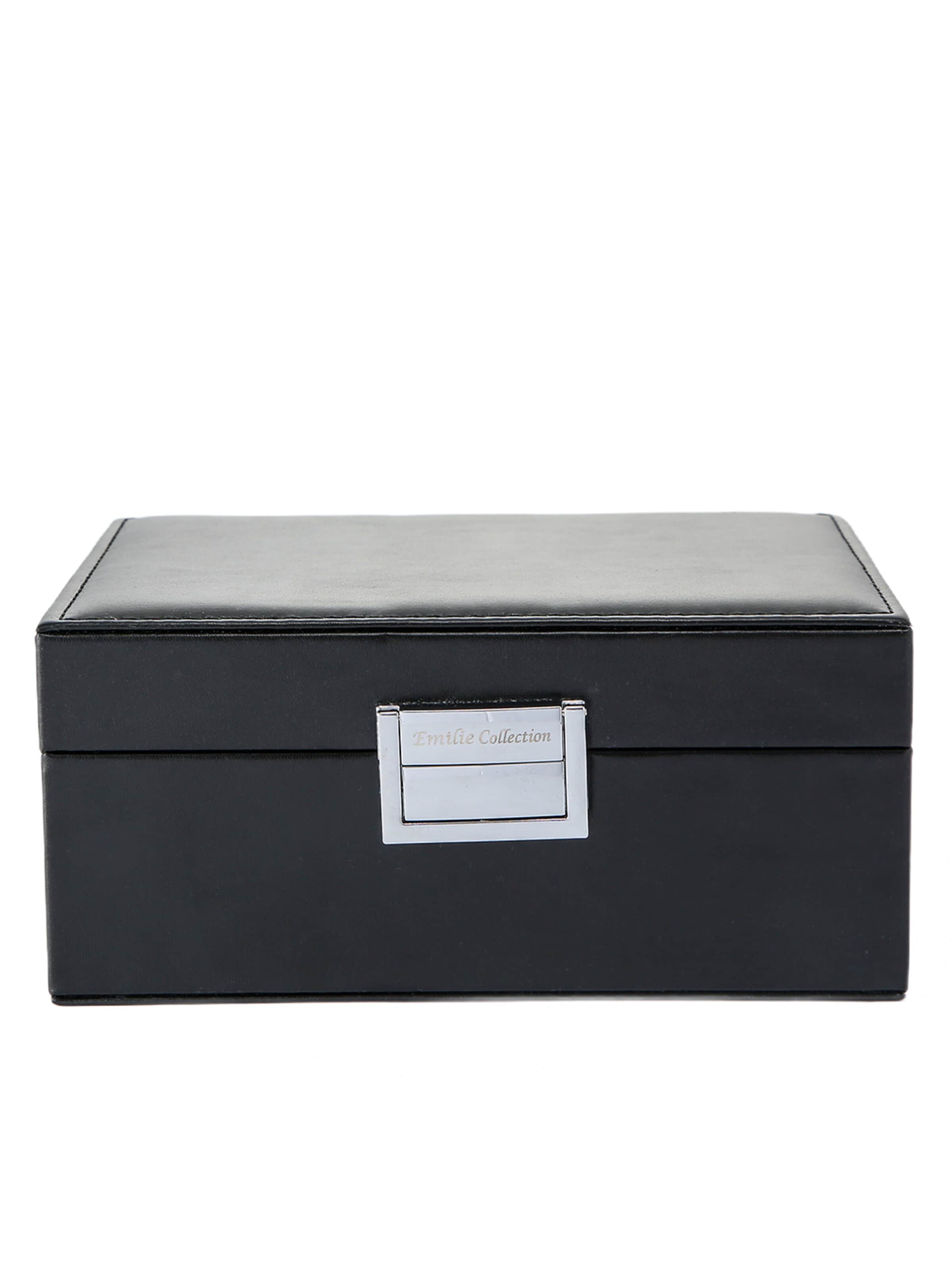 Emilie collection Jewelry storage 'Jewelry box' in Black: front