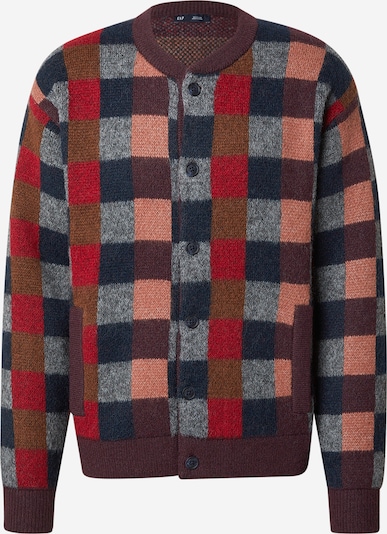 Kardiganas iš GAP, spalva – tamsiai mėlyna / šokolado spalva / pilka / raudona, Prekių apžvalga