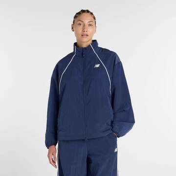 new balance Sports jacket 'Sport Legacy Jacket' in Blue: front