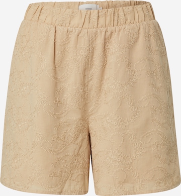 Wide leg Pantaloni 'ACAZIO' di minimum in beige: frontale