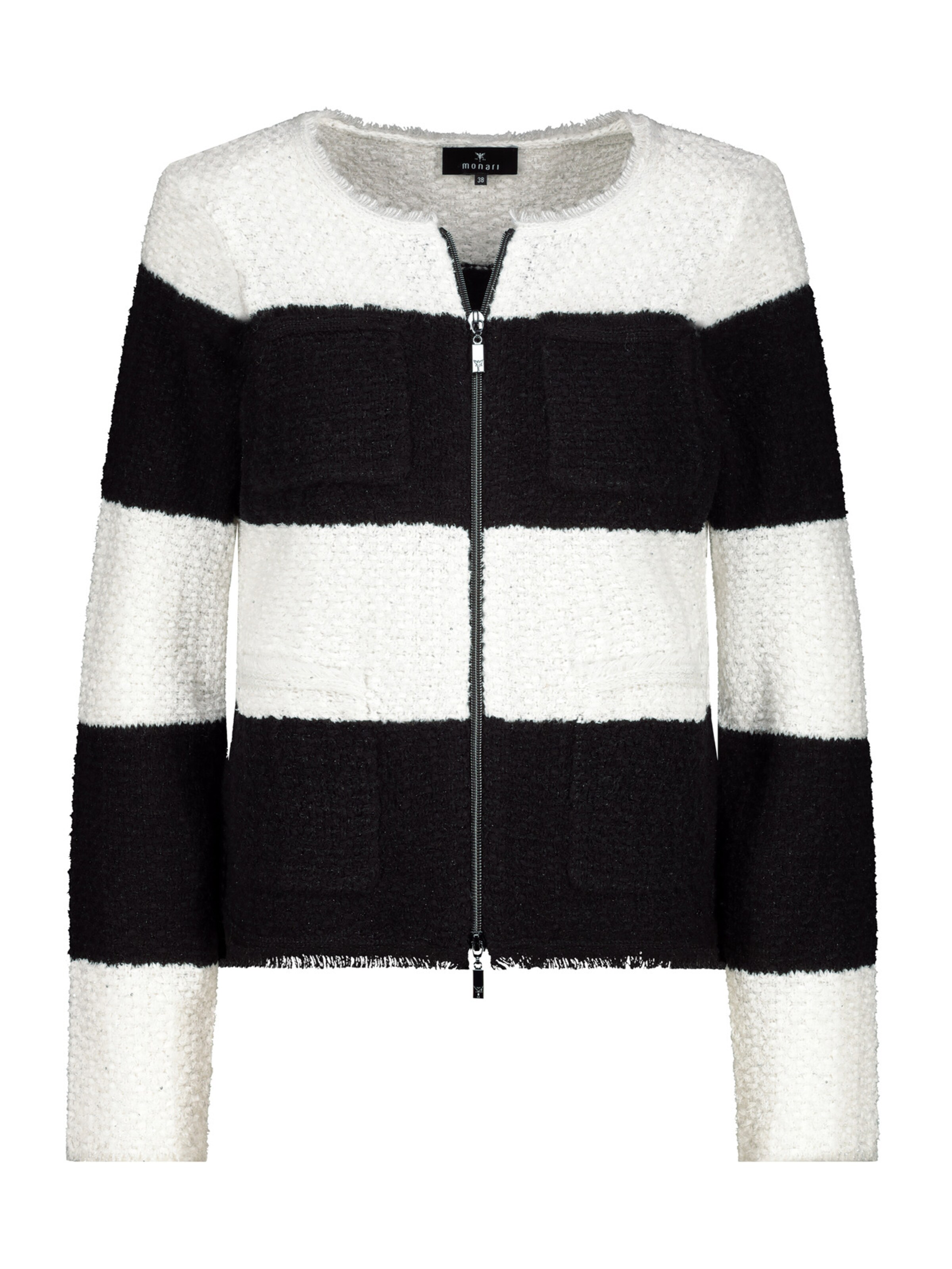 monari Kardigan – černá: přední strana