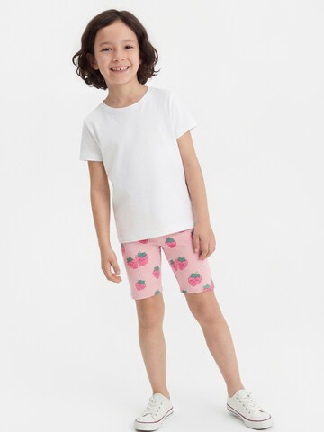 Skinny Leggings de la Lindex pe roz: față