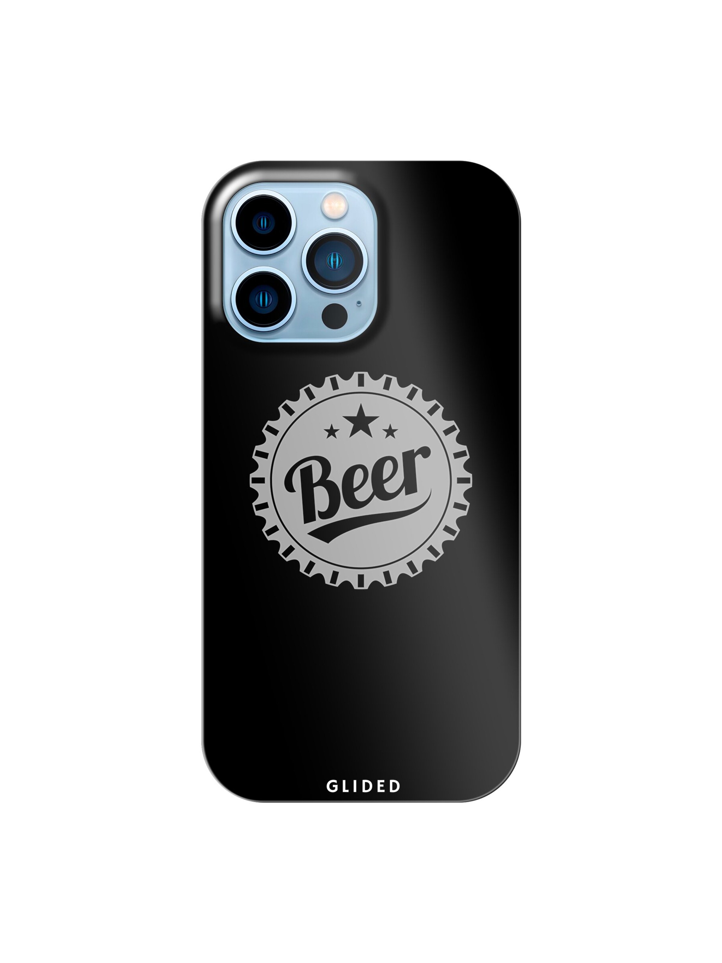 Glided Smartphone Case 'Cheers Glided Handyhülle' in Black: front