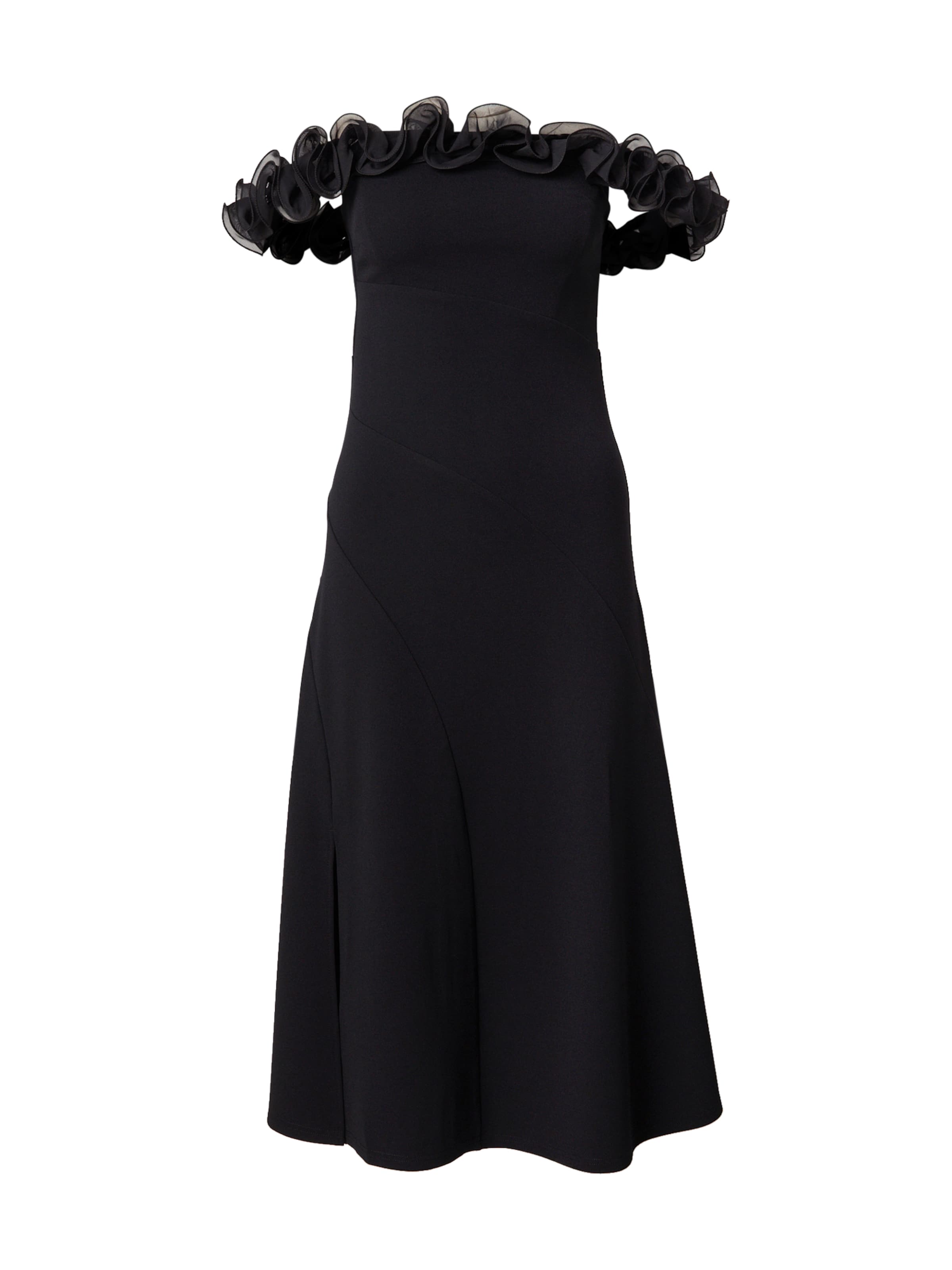 Rochie de la Lipsy pe negru: față