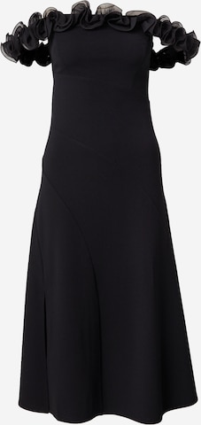 LipsyHaljina - crna boja: prednji dio