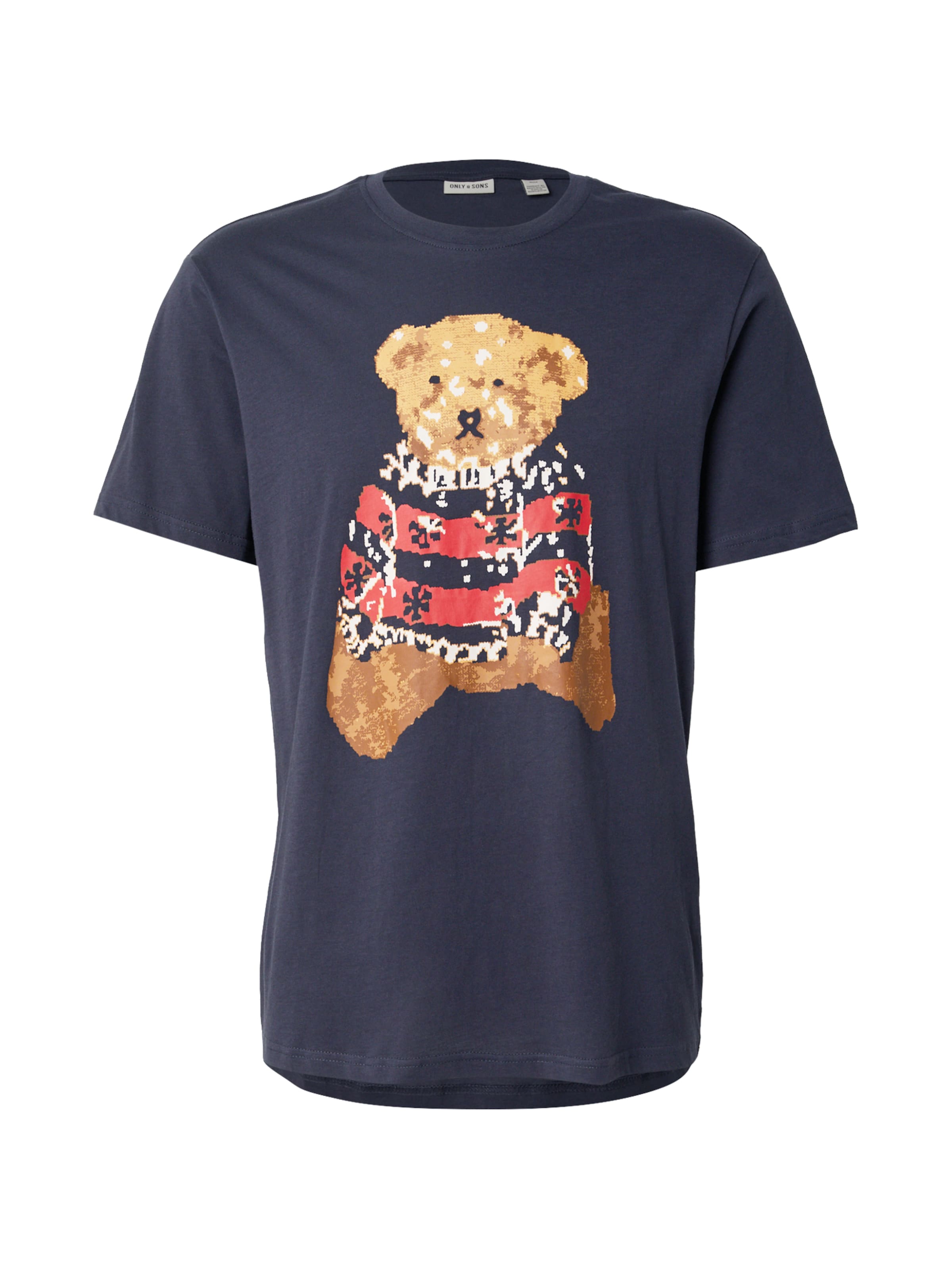 Only & Sons Μπλουζάκι 'ONSKLAUS' σε μπλε: μπροστά