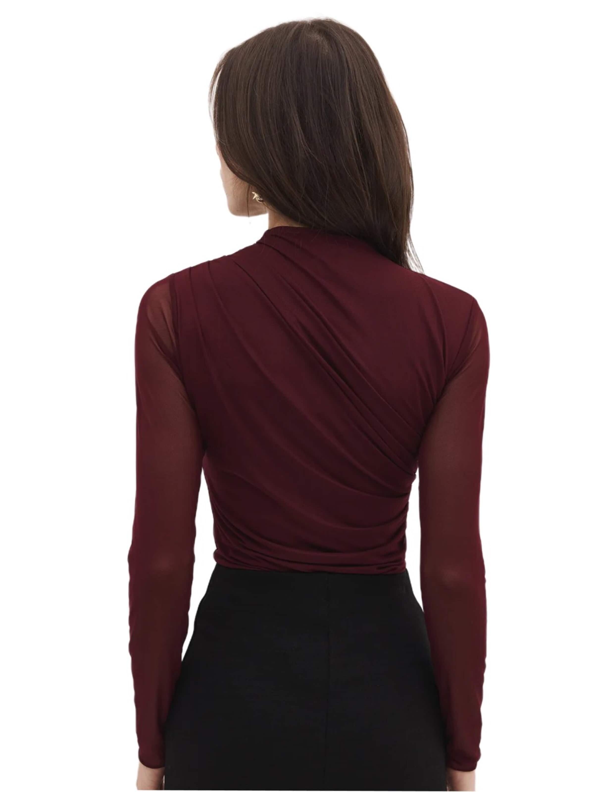 No Matter What Blouse Bodysuit in Red