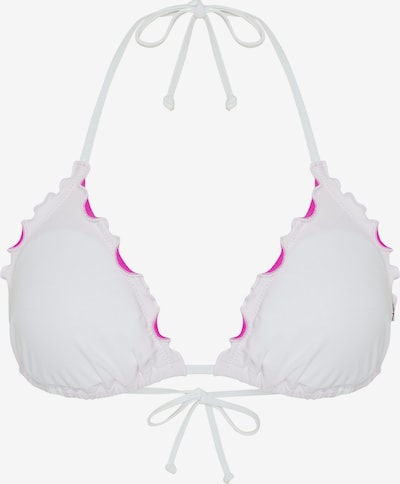 CHIEMSEE Bikinitop in pink / weiß, Produktansicht