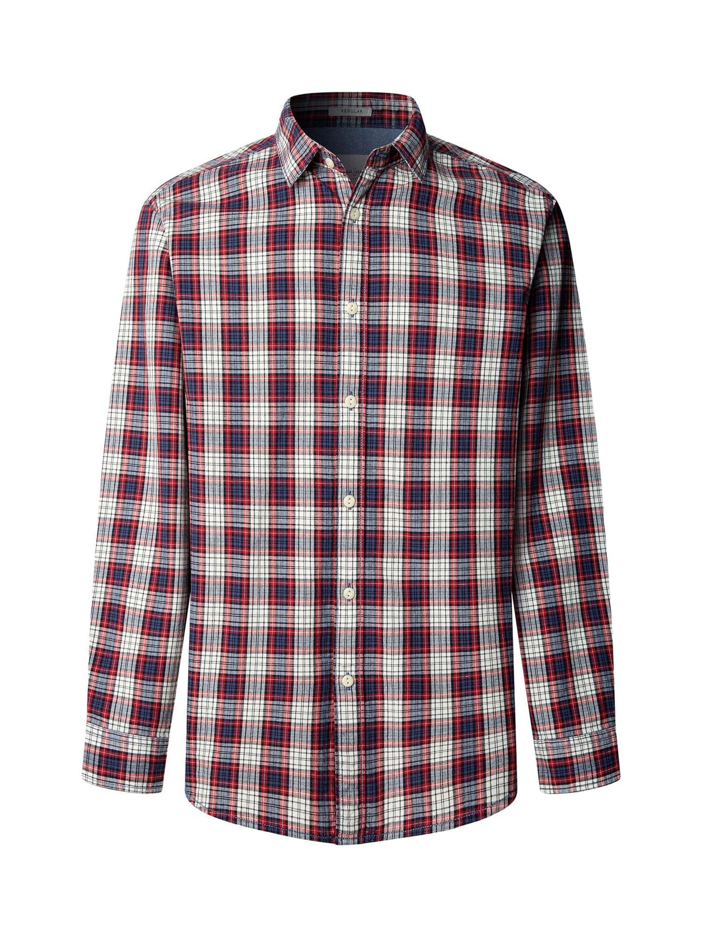 Pepe Jeans Comfort fit Overhemd 'Rochester' in Rood: voorkant