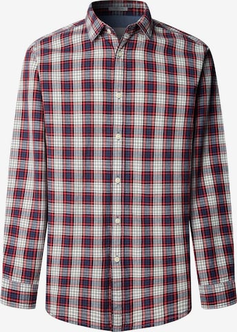 Pepe Jeans - Ajuste confortable Camisa 'Rochester' en rojo: frente