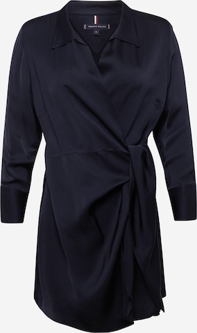 Robe Tommy Hilfiger Curve en bleu : devant