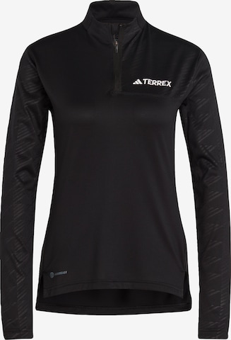 ADIDAS TERREX Performance Shirt 'Multi' in Black: front